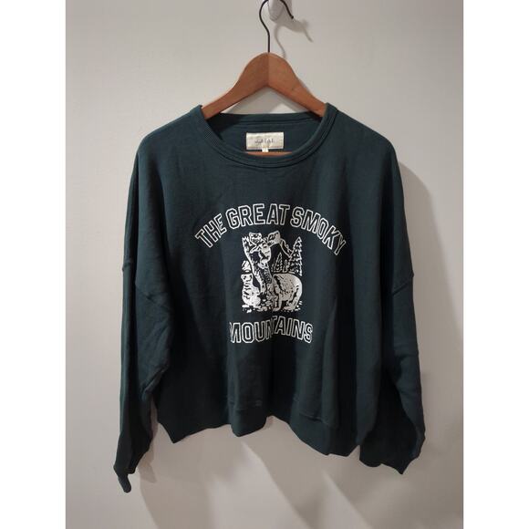 The Great Winter Pine Smoky Mountains Crewneck Sweatshirt NWT - Picture 4 of 7